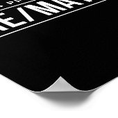 お母さんの代名詞はCre Mated ダークユーモアギフト レディース ポスター (角)