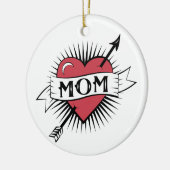お母さんの入れ墨 セラミックオーナメント (左)