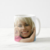 お母さんの写真のマグ愛して下さい コーヒーマグカップ (正面右)