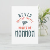 お母さんの力を過小評価しないで 招待状 (スタンド正面)