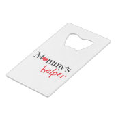 お母さんの助手 クレジットカード栓抜き (裏面アングル)