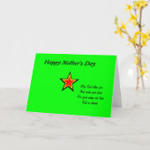 お母さんの名刺を神様が祝福してあげよう カード (黄色い花)