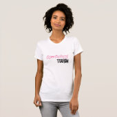 お母さんの堅い3枚のワイシャツのデザイン Tシャツ (正面フル)