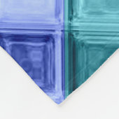 お母さんの多彩なフリースのモザイク フリースブランケット (角)