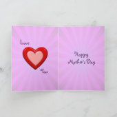 お母さんの天使 カード (内部)