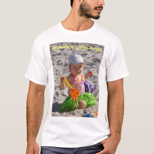 お母さんの天使 Tシャツ (正面)