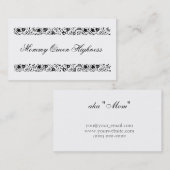 お母さんの女王の高度のプロフィールカード! コーリングカード (正面/裏面)