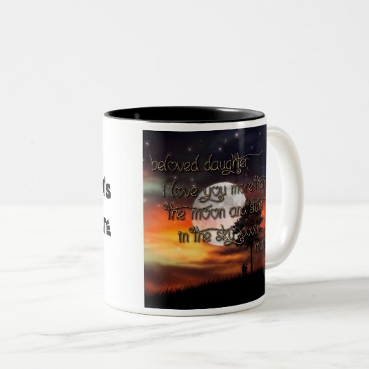 お母さんの好み-娘のマグ ツートーンマグカップ (正面右)