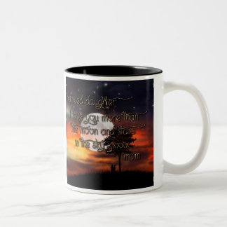 お母さんの好み-娘のマグ ツートーンマグカップ