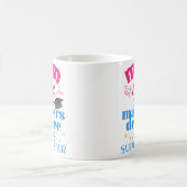 お母さんの妻の修士号の卒業のコーヒー・マグのギフト コーヒーマグカップ (中央)