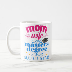 お母さんの妻の修士号の卒業のコーヒー・マグのギフト コーヒーマグカップ