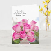 お母さんの娘のデイカード カード (黄色い花)