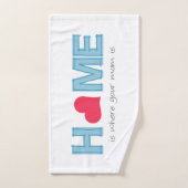 お母さんの家だよ バスタオルセット (ハンドタオル)