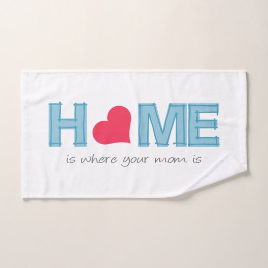 お母さんの家だよ バスタオルセット (ハンドタオル)