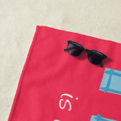 お母さんの家だよ ビーチタオル (インサイチュ)