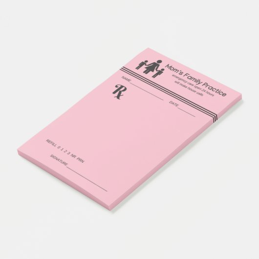 お母さんの家族の練習の規定のパッド ポストイット (アングル)