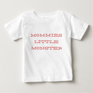 お母さんの小さいモンスター ベビーTシャツ