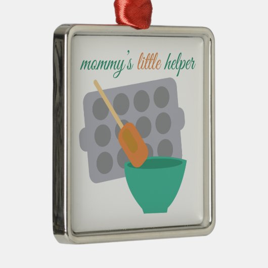 お母さんの小さい助手 メタルオーナメント (右)
