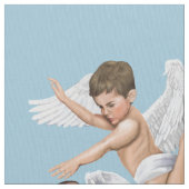 お母さんの小さい天使 ファブリック (クローズアップ)