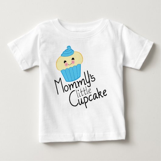 お母さんの少しカップケーキ ベビーTシャツ (正面)