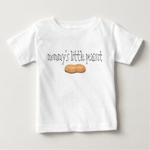 お母さんの少しピーナツティー ベビーTシャツ