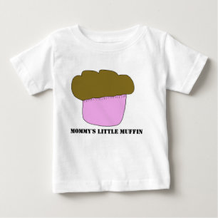お母さんの少しマフィン ベビーTシャツ