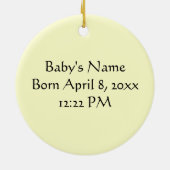 お母さんの少しミートボールによってカスタマイズオーナメント セラミックオーナメント (裏面)