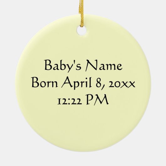 お母さんの少しミートボールによってカスタマイズオーナメント セラミックオーナメント (裏面)