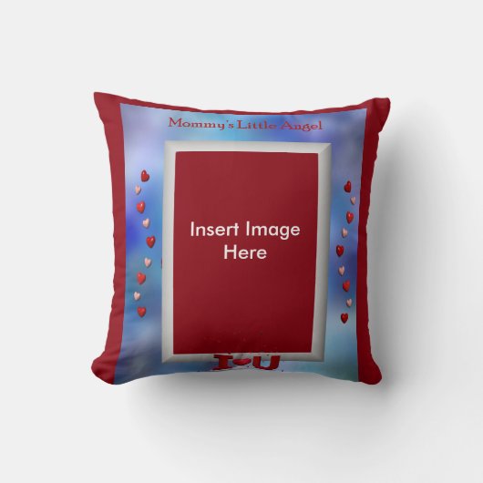 お母さんの少し天使の装飾用クッション クッション (正面)