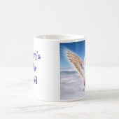 お母さんの少し天使! コーヒーマグカップ (中央)