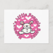 お母さんの少し抱擁のバニー ポストカード (正面)