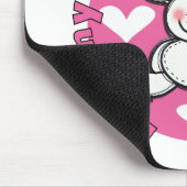 お母さんの少し抱擁のバニー マウスパッド (コーナー)