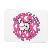 お母さんの少し抱擁のバニー マグネット (横)