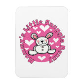 お母さんの少し抱擁のバニー マグネット (縦)