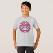 お母さんの少し抱擁のバニー Tシャツ (正面フル)