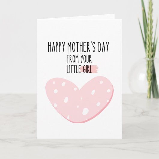 お母さんの幸せの日 カード (正面)