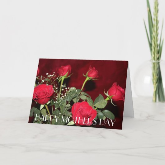 お母さんの幸せの日 カード (正面)
