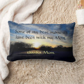お母さんの引用文の装飾用クッション ランバークッション (ブランケット)