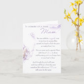 お母さんの思い出親愛に カード (黄色い花)