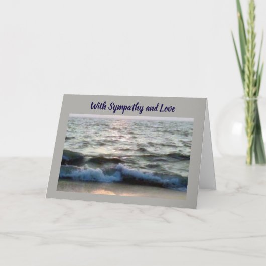 ***お母さんの恋***悔やみや弔慰 カード (正面)