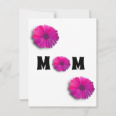 お母さんの愛と強さへの美しいトリビュート ノートカード (裏面)