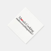 お母さんの料理で全てが良くなる スタンダードカクテルナプキン (角)