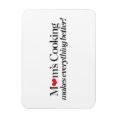 お母さんの料理で全てが良くなる マグネット (縦)