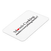 お母さんの料理で全てが良くなる マグネット (左側)