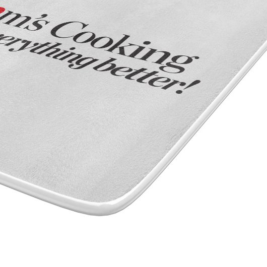 お母さんの料理はすべてをよりよくさせます カッティングボード (角)