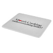 お母さんの料理はすべてをよりよくさせます カッティングボード (角)