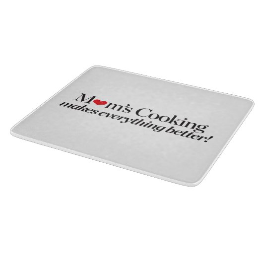 お母さんの料理はすべてをよりよくさせます カッティングボード (角)