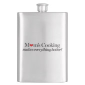 お母さんの料理はすべてをよりよくさせます フラスク (正面)