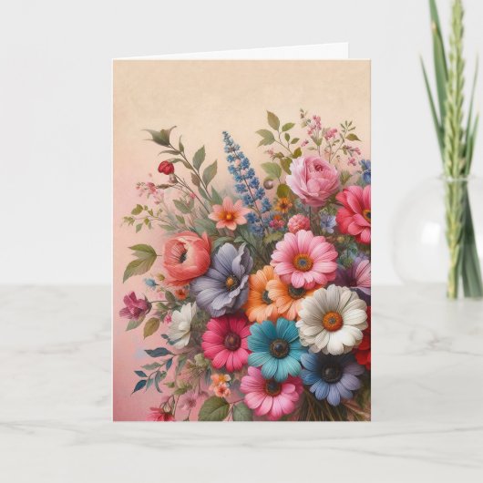 お母さんの日おめでとう４ カード (正面)