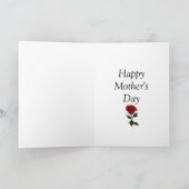 お母さんの日おめでとう４ カード (内部)